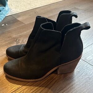 Toms Black Ankle Booties